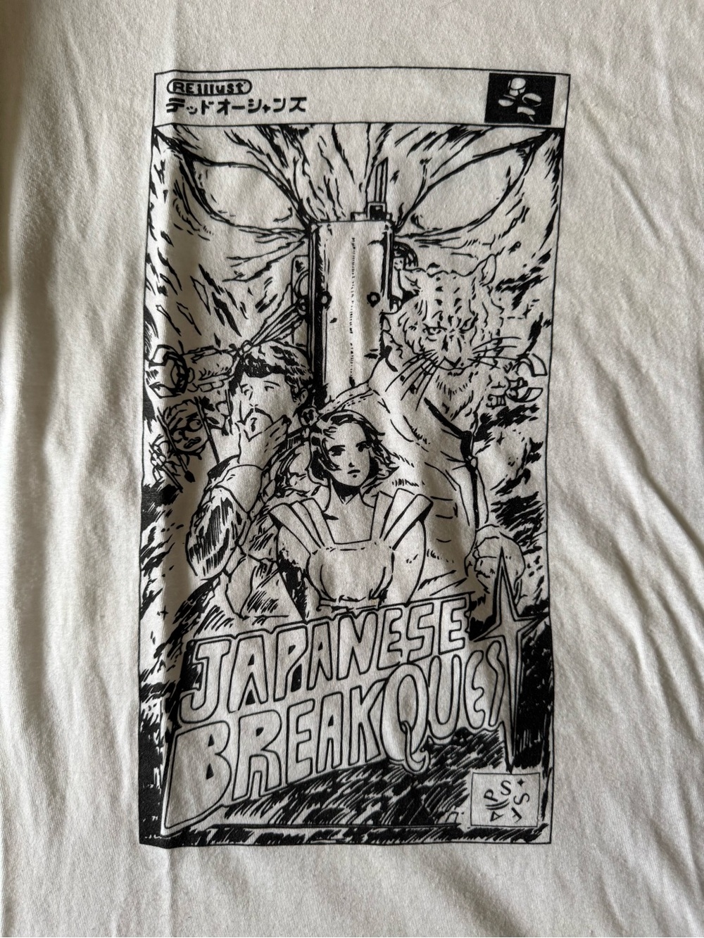 Japanese Breakfast Graphic Tour Tee - Black on White